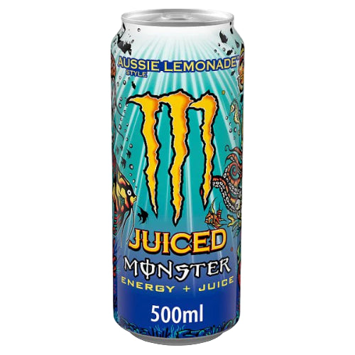 Monster Juiced Aussie Lemon UK 500ml (BB 17/10/2026)