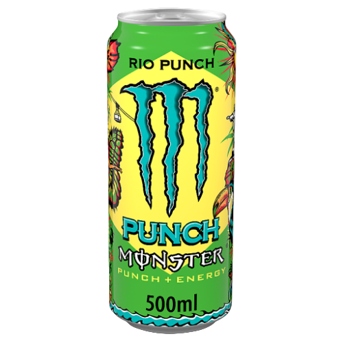 Monster Energy Rio Punch UK 500mL (BB 31/01/2027)