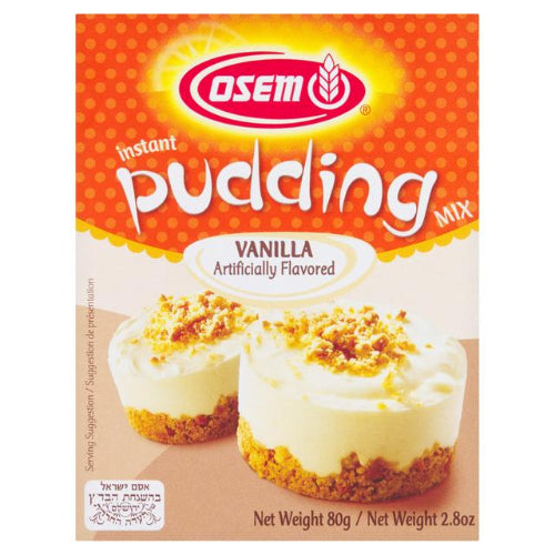 Osem Instant Pudding Mix Vanilla Artificially Flavored 80G (BB 31/01/2027)