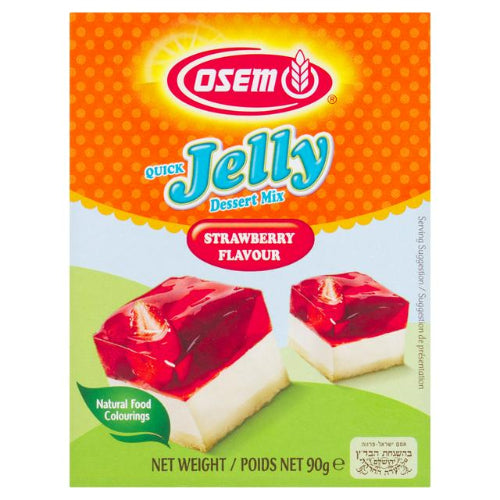 Osem Quick Jelly Strawberry Flavour 90g  (BB 30/06/2026)