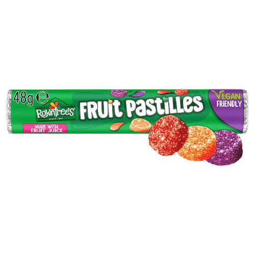 Rowntree's Fruit Pastilles Tubes 48G UK (BB 31/05/2026)