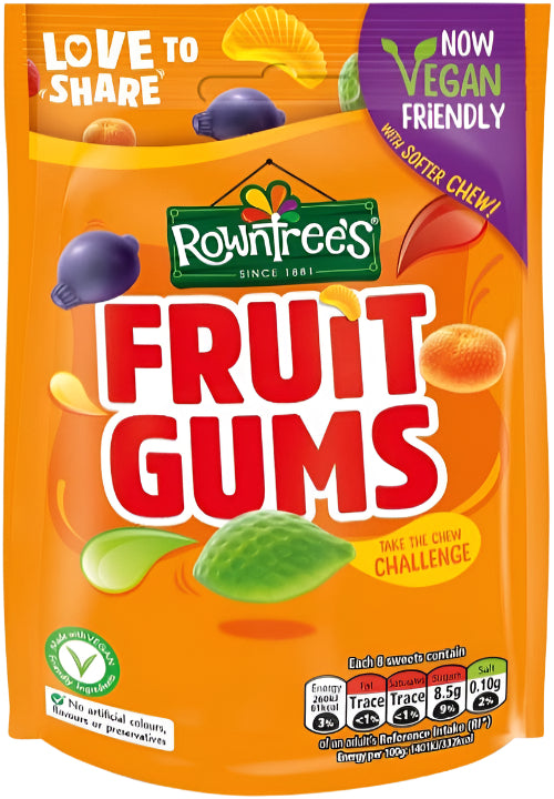 Rowntree’s fruit gums 120g (BB 08/2025)