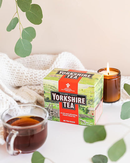 Taylors Yorkshire Tea Red-80 Tea Bags 250g( BB 10/2025)