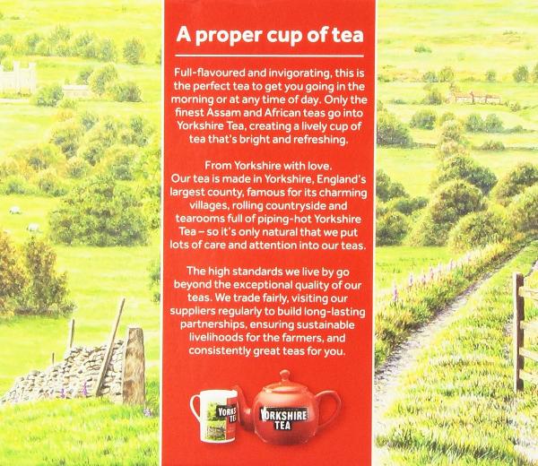 Taylors Yorkshire Tea Red-80 Tea Bags 250g( BB 10/2025)