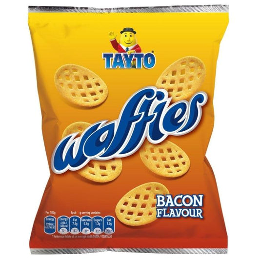 Tayto Waffle Bacon Flavour Crisps 26g (BB 10/04/2025)
