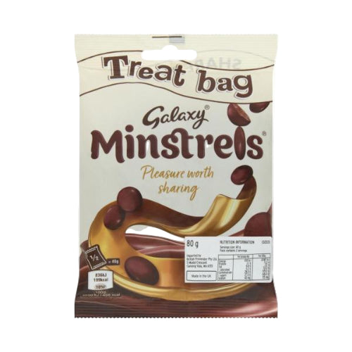 Treat Bag Galaxy Minstrels 80G UK ( BB 20/09/2026 )
