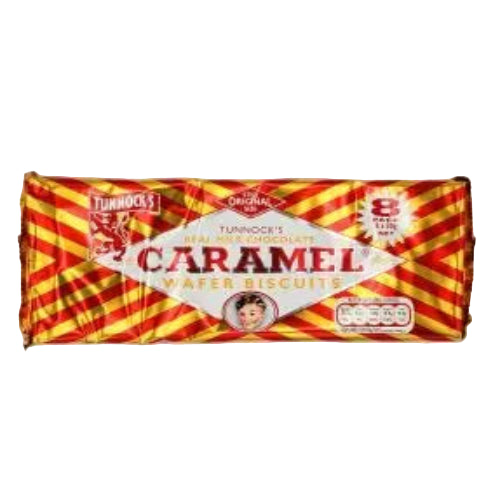 Tunnock's Caramel Wafer Biscuits 8 Pack ( BB 30/06/2026)