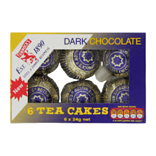 Tunnock's Dark Chocolate Tea Cake 6 x 24G UK ( BB 28/02/2026 )