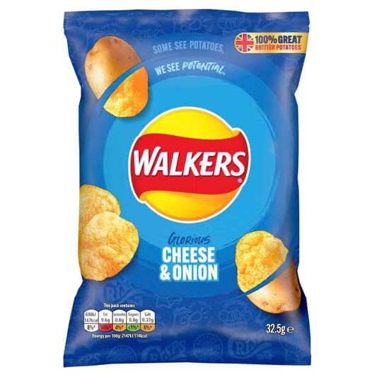 Walkers Cheese & Onion 32.5g (BB 05/04/2025)