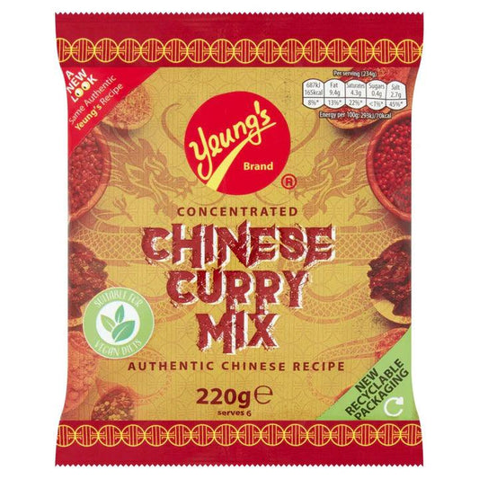 Yeung's Chinese Curry Sauce Mix 220g (BB 12/2026)
