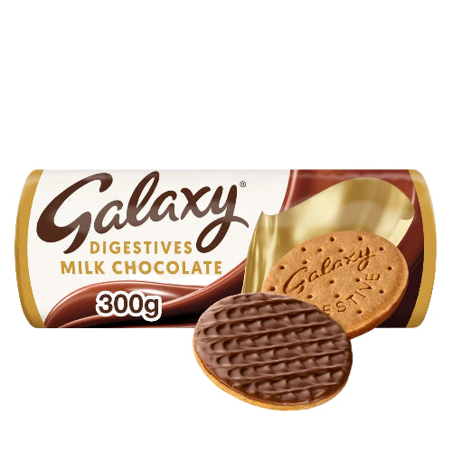 Galaxy Milk Chocolate Digestives Biscuits 300G ( BB 11/07/2026 )