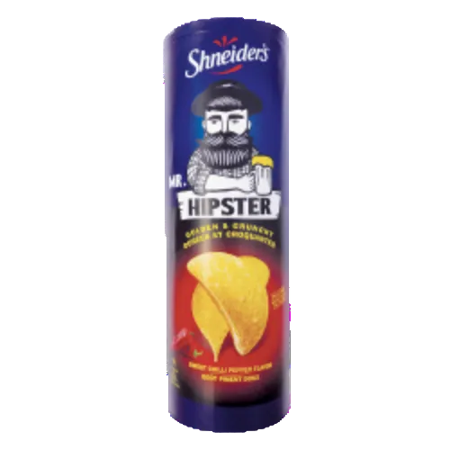 Shneider's MR Hipster Sweet Chilli Pepper Potato Chips Flavor 170G KOSHER (BB 15/03/2027)