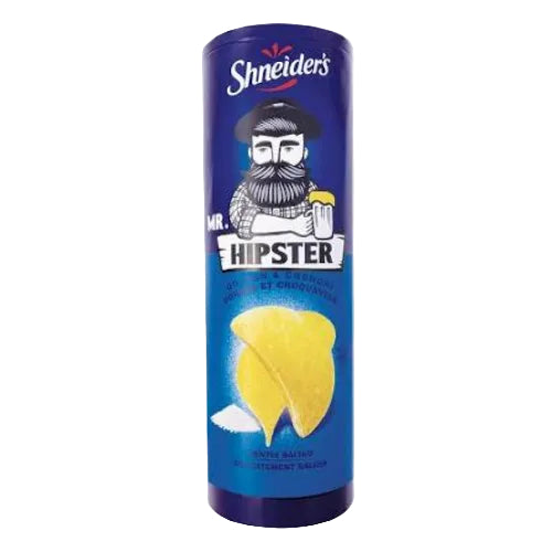Shneider's MR. Hipster Gently Salted Potato Chips Flavor 170G KOSHER (BB 15/03/2027)
