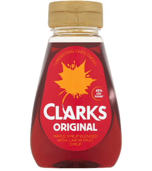 Clarks Original Maple Syrup Blended With Carob Fruit Syrup 180ml