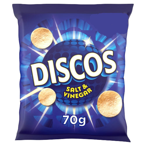 Discos Salt&Vinegar Flavour UK 70G (BB 11/10/2025)