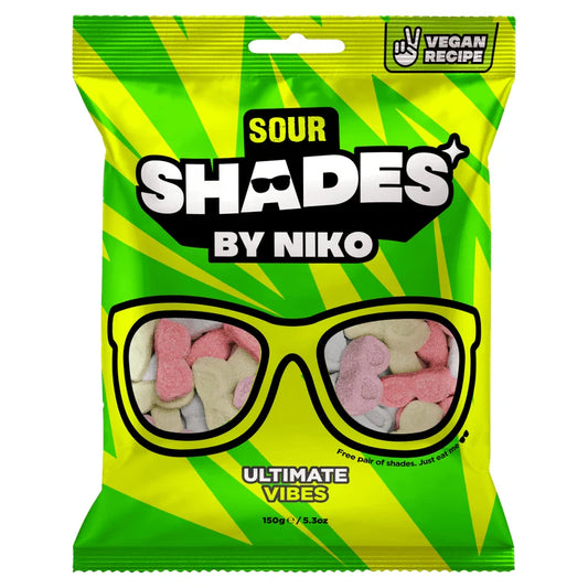 Shades by Niko Sour Bag 150g (BB 12/02/2027)