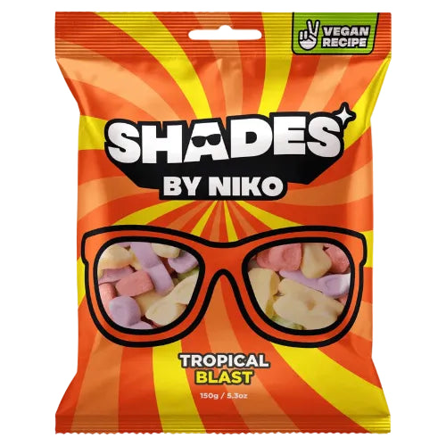 Shades by Niko Tropical Blast Bag 150g UK (BB 28/08/2026)